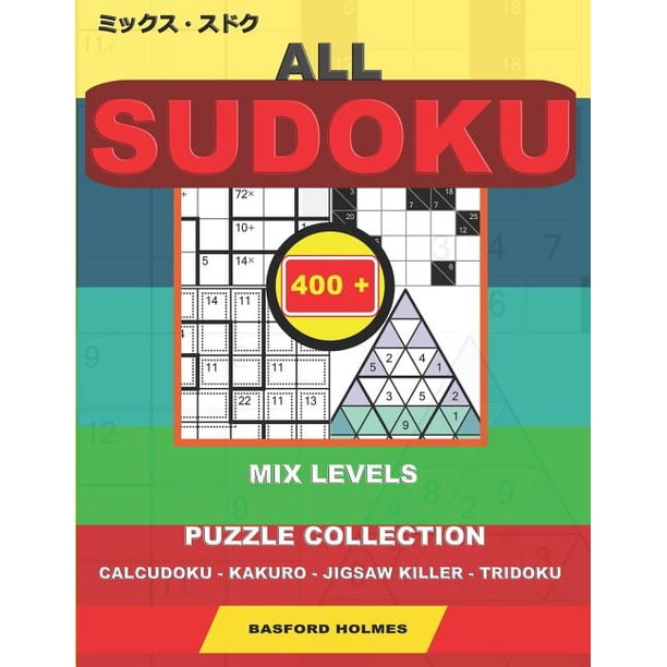 All Sudoku Mix Levels 400 Puzzle Collection Calcudoku Kakuro 