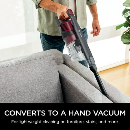 Shark - Pet Plus Cordless Stick Vacuum with Self-Cleaning Brushroll and PowerFins - Magenta