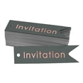 thumbnail image 1 of Inkdotpot Rose Gold Foil Paper Hang Tags Invitation Party Favor Tags 100 Pieces, 1 of 6