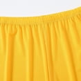 thumbnail image 5 of TANBOM Men's Nylon Mesh Five Pants Casual Comfortable Breathable Yellow M, 5 of 6