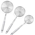 thumbnail image 4 of Stainless Steel Frying Oil Strainer Mesh Food Colander Spoon Soup Strainer Kitchen Tool Oil Colander (Diameter 16CM), 4 of 9