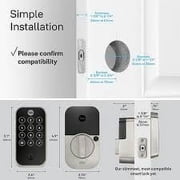 Yale Assure Lock 2 Satin Nickel Metal Wi-Fi Keypad Smart Lock