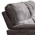 thumbnail image 4 of Bram 59 Inch Loveseat, Soft Velvet Upholstery and Pillow Top Armrests, Gray, 4 of 5