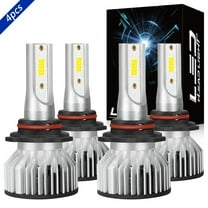 LED Headlight Bulbs Kit High Low Beam White for 2010-2019 Dodge Journey 2011 2012 2013 2014 2015 2016 2017 2018