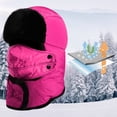 thumbnail image 3 of Winter Balaclava Hat for Men Women, Thermal Face Ski for Cold Weather, Windproof Ear Neck Protection for Outdoor Sports(Hot Pink), 3 of 4
