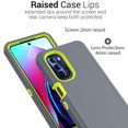 thumbnail image 3 of CoverON For Motorola Moto G Stylus 5G 2022 Case, Military Grade Heavy Duty Full Body Rugged Phone Cover, Gray, 3 of 8
