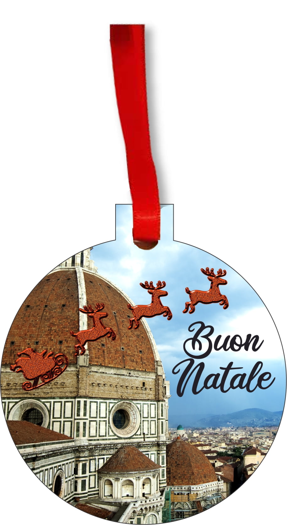 Florence Ornament - Italian Themed Christmas Tree Ornaments - Italian