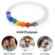 thumbnail image 2 of Equilibrio Pulseras Piedra 8mm Pulsera Yoga Ronda Pulseras, 2 of 3