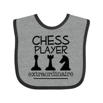 Inktastic Chess Player Game Gifts Boys or Girls Baby Bib