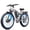 White, variant on FENGQS 6000W Dual Motor Electric Bike for Adults, Up to 50MPH, 60V 1200Wh Battery, Full Suspension, Hydraulic Disc Brakes-(White)