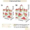 thumbnail image 2 of FORMRS Womens Corduroy Tote Bag Crossbody Shoulder Handbag with Pocket, Cartoon Watermelon, 2 of 7