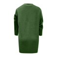 thumbnail image 4 of DuoJiaJ Women Sweaters Cardigan Open Front Long Sleeve Ribbed Knit Jackets Fall Fashion Cozy Sweater Green L, 4 of 4