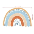 thumbnail image 2 of Pegatinas de pared de arco iris, pegatinas de pared de arco iris, 2 piezas de pegatinas de pared coloridas de PVC, pegatinas de pared esmeriladas de arco iris, para dormitorio, sala de estar (C) oso de fresa Electrónica, 2 of 5
