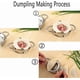 thumbnail image 3 of Wonton dumpling machine, 2PCS new stainless steel dumpling machine shape, cake dumpling noodle cutter kitchen gadget, 3 of 4