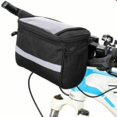 thumbnail image 2 of Bolsa aislante para manillar de bicicleta - Bolsa térmica con bolsillo delantero para bicicleta, 2 of 5