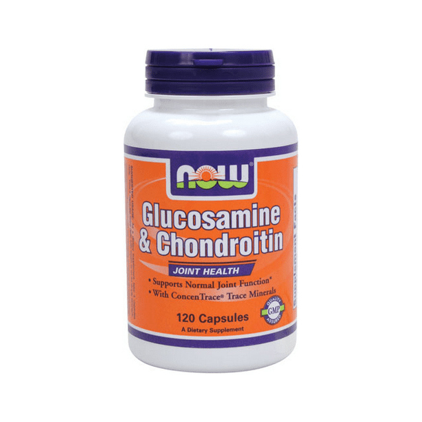 NOW Foods Glucosamine and Chondroitin with Trace Minerals 120 Veg Capsules