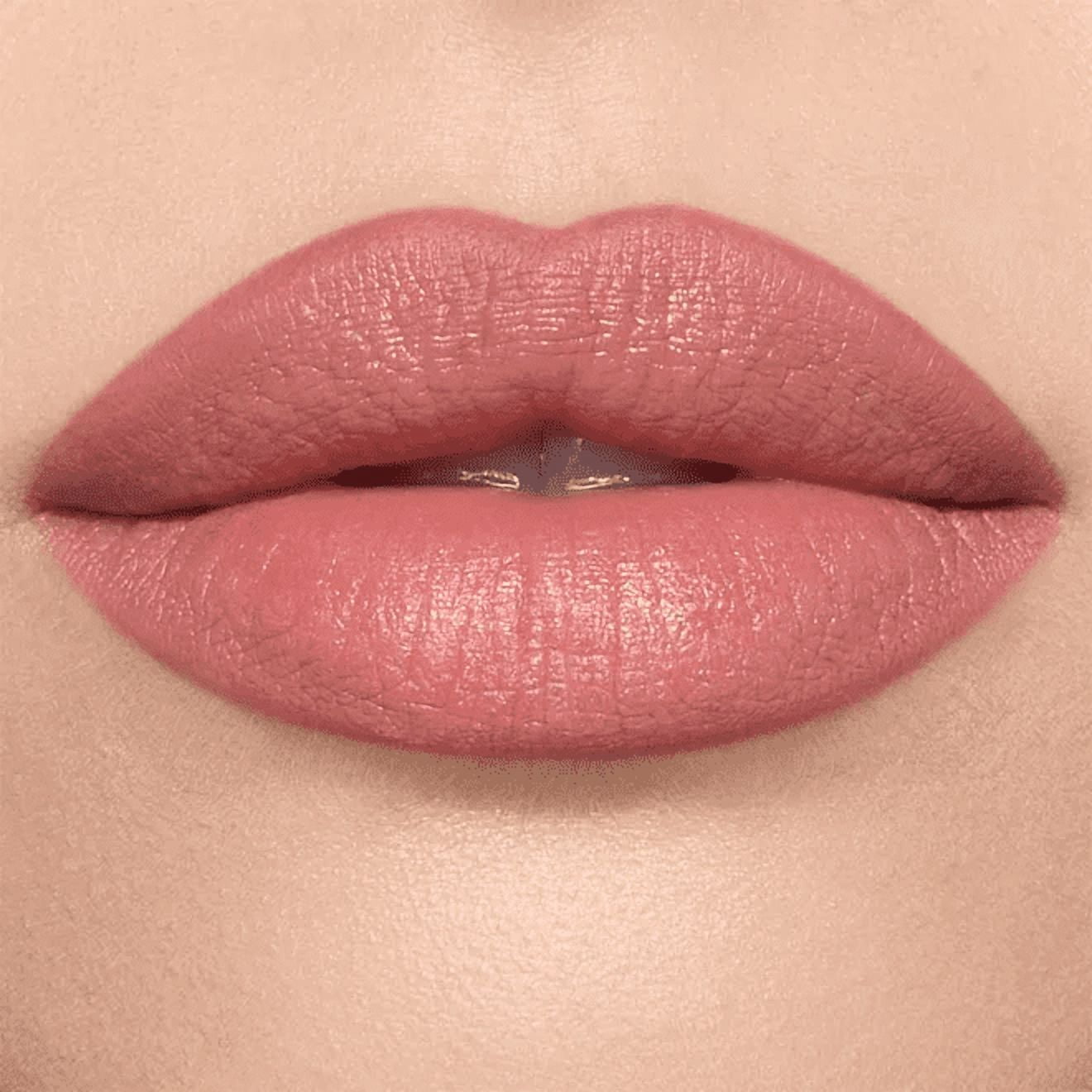Charlotte Tilbury The Pillow Talk Full Size Lip Kit- Lip Liner, Lipstick, and Lip Gloss.