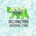 thumbnail image 4 of Inktastic Yellowstone National Park Mountains and Bear Shape Boys or Girls Toddler T-Shirt, 4 of 5