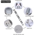thumbnail image 4 of Wall Mounted Stainless Mop Holder With 3 Clips And 4 Hooks For Kitchen Garden Balcony Garage, 4 of 5