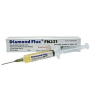Diamond Flux FN231 Gel Paste Soldering Flux for Soldering Electronics, NoClean. 10g Syringe. New