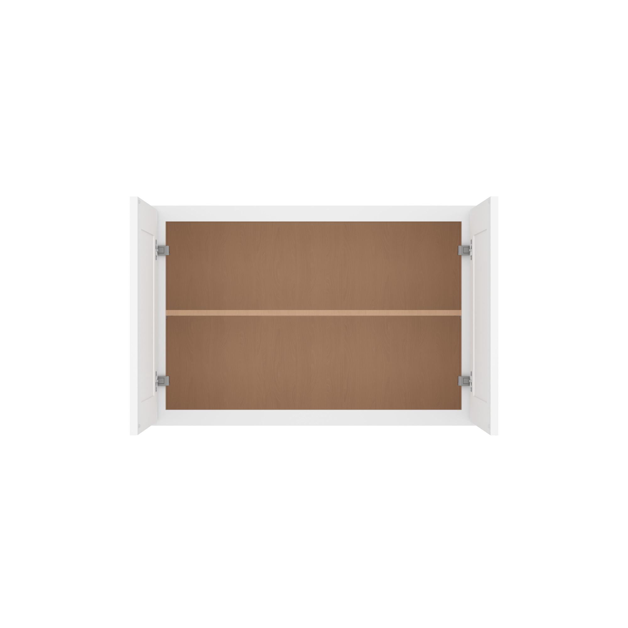 Furinno Shaker Wall Kitchen Cabinet 2-Doors, Ready to Assemble, 12 D x 36 W x 24 H, White