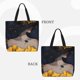 thumbnail image 2 of Fotbe Elegant Lady With Hat Bolsa Tote con Estampado para Mujer, Bolsos con Cremallera, Bolsa de Hombro Casual de Gran Capacidad con Bolsillos Internos, 2 of 7