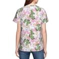 thumbnail image 7 of Wukai Lilies Flowers Youth Unisex Short Sleeve T-Shirt for Boys, Girls, Teens, and Kids-X-Large, 7 of 7
