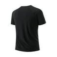 thumbnail image 2 of Men's Modal Crew Neck T-Shirt Black 4XL 58"-60" Big and Tall, 2 of 3