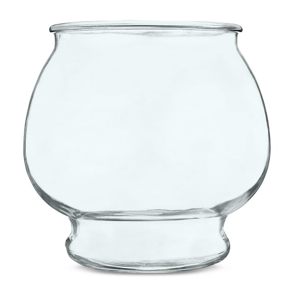Vibrant Life Footed Glass Fishbowl, 1 Gallon