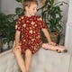 thumbnail image 4 of Balery Golden Squirrels Holiday Conjunto de Pijama Infantil de Manga Corta con Estampado – Ropa de Dormir de Algodón Suave-Large, 4 of 6