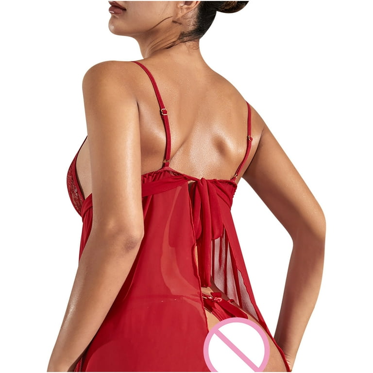 Sexy red pyjamas hotsell