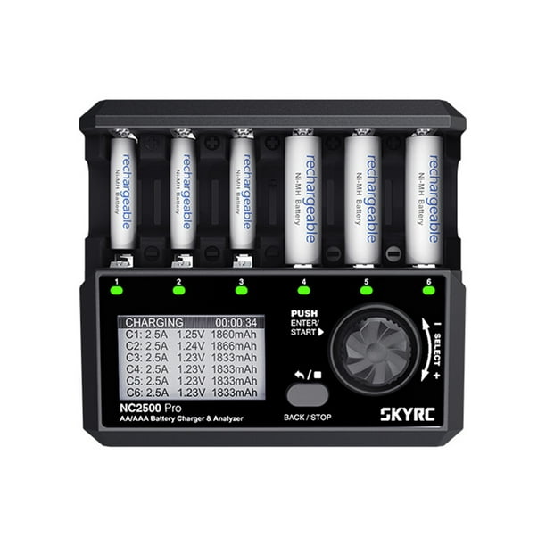 Amyove SKYRC NC2500 Pro Dc 12v 3A AA/AAA NiMH/NiCD Battery Multi