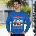 thumbnail image 3 of Christmas Sweatshirt, Life on Farm Holiday Ugly Christmas Sweatshirt, Funny Festive Tractor & Farm Animals Crewneck Sweatshirt for Parties & Gifts, 3 of 5