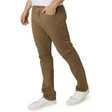 Chaps Men's 5-Pocket Stretch Twill Slim Straight Coastland Wash Chino ...