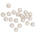 thumbnail image 4 of 40 Pieces Flatback Embellishment Buttons Faux Pear Flower Wedding Accessories, 4 of 6