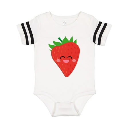

Inktastic Strawberry Kawaii Gift Baby Boy or Baby Girl Bodysuit