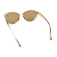 thumbnail image 7 of Women Chic Mod Oversized Cat Eye Designer Fashion Sunglasses Clear Beige - Brown, 7 of 7