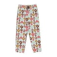thumbnail image 4 of Balery Colorful Donuts print Women's Pajama Pants,Ultra Lightweight Pjs,Lounge Pant-XX-Large, 4 of 9