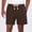 (Casual)Brown, variant on George Men’s & Big Men’s Stretch Twill Flat Front Shorts, Mens Shorts Clearance, Gray, XXL