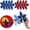 8 Throwing Stars, variant on 8 Pcs Throwing Stars for Bristle Throwing Targe, Plastic Training Kit with 8 Throwing Stars, Backyard Game Accessories for Indoor and Outdoor Family Entertainment