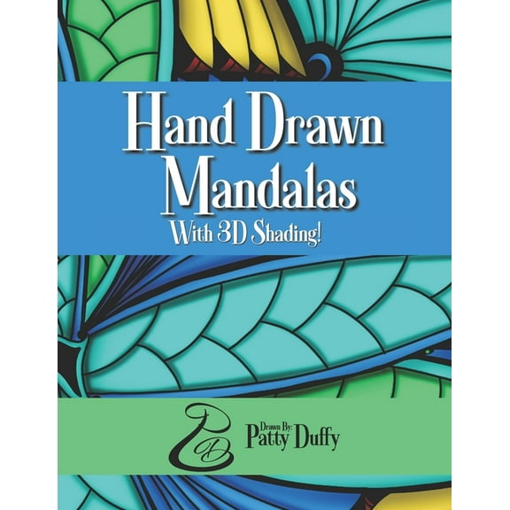 Hand Drawn Mandalas with 3D Shading (Paperback)