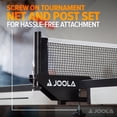 thumbnail image 5 of JOOLA Motion Official Size 2-Piece Indoor Table Tennis Table, 25mm,  Black, 5 of 7