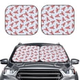 thumbnail image 2 of Sikiie Cartoon Lobsters 1 Print Foldable Car Windshield Sun Visor, Car Window Sunshade Suitable for Sedan, SUV and Truck Car Accessories-Small, 2 of 6