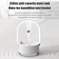 thumbnail image 6 of ​Portable Magnetic Ball Humidifier - 350ml USB Rechargeable Cool Mist Humidifier with Night Light - Auto Shut-Off, 8-Hour Runtime, Quiet Operation for Bedroom & Office (7.9")​​ White, 6 of 8