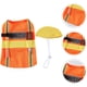 thumbnail image 3 of Apariencia de ingeniero ropa de perro adorable disfraz de perros para perros disfraz de cachorro de poliéster, 3 of 6