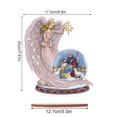 thumbnail image 2 of Pintura de diamantes Ángel de Jesús decoración de escritorio mesa Navidad Wdftyju, 2 of 7