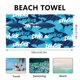 thumbnail image 4 of Microfiber Beach Towel Super Colorful Bath Towel Sandproof Beach Blanket Multi-Purpose Towel For Travel Swimming Pool, 4 of 7