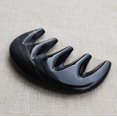 thumbnail image 5 of Peine de dientes anchos para el cabello - Mini peine de bolsillo antiestático para masajes - Negro natural, 5 of 5