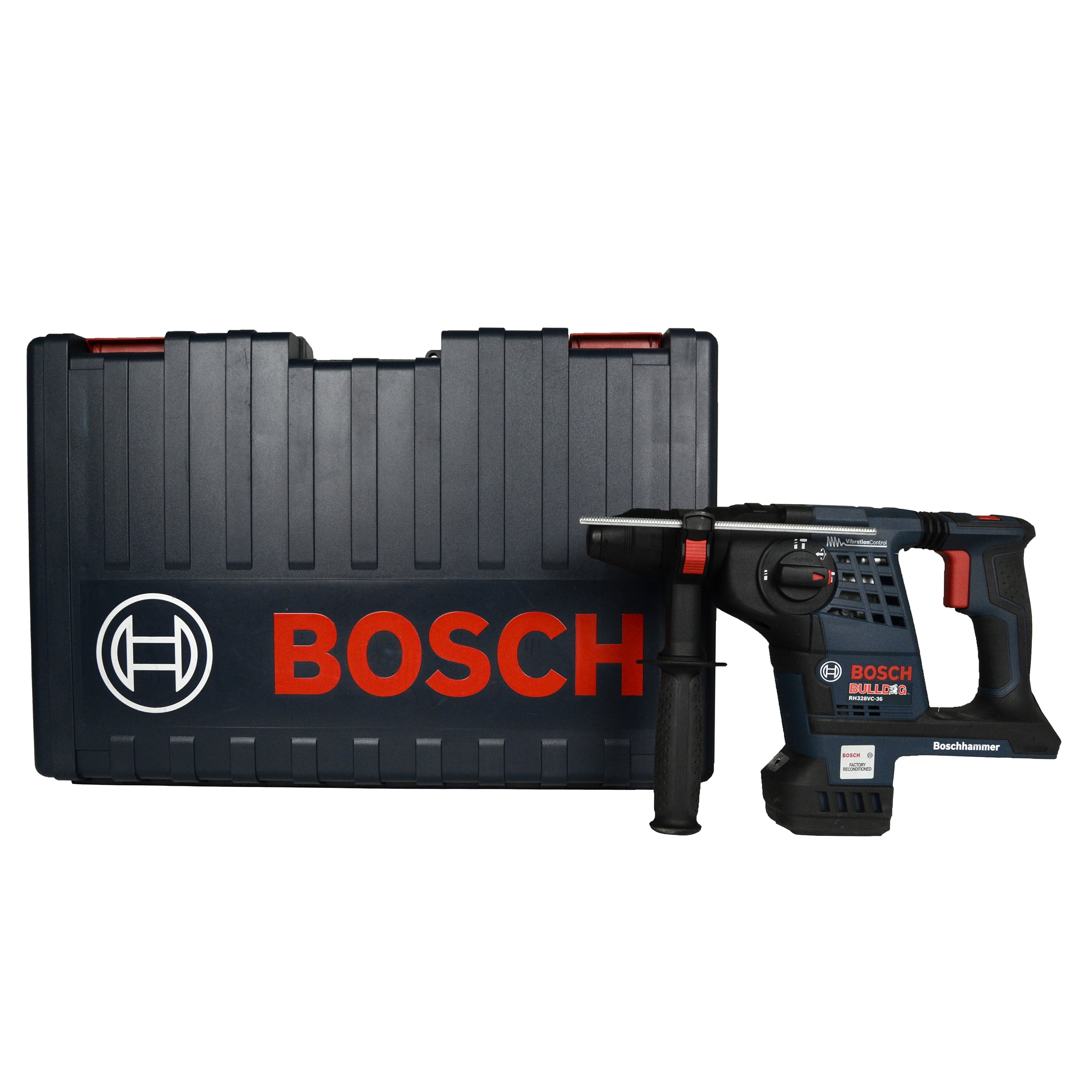 Bosch Reconditioned RH328VC-36 Bulldog 1-1/8-in Rotary Hammer - Case Tool Only - Walmart.com