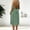 Green, variant on Women Solid Midi Dress V Neck Sleeveless Open Back Loose Loungewear Summer Casual Wear